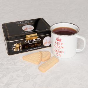 Black Tea Bags in a Tin - 80 Count
